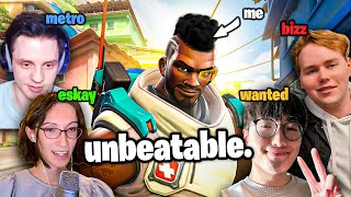 We made an UNBEATABLE streamer stack in Overwatch 2 ft. Eskay, Wanted, Metro, Bizz Net Worth