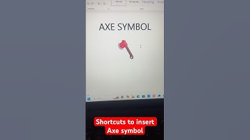 Shortcuts to insert Axe symbol in ms word #shorts #shortvideo #youtubeshorts #trending #viral #tips