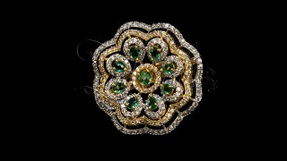ZKJCZ05000037 CZ Flower Ring