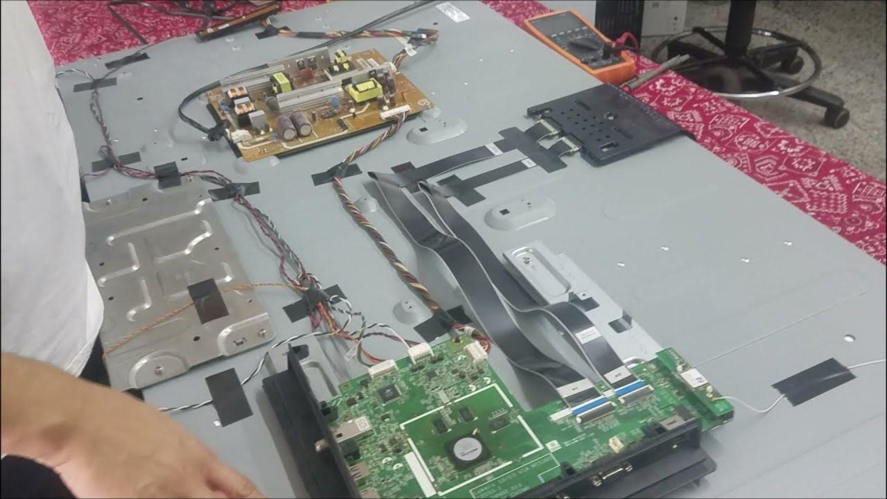 vizio tv E205AR stuck at vizio logo YouTube