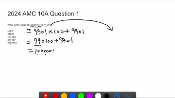 2024 AMC 10A problem 1 solution