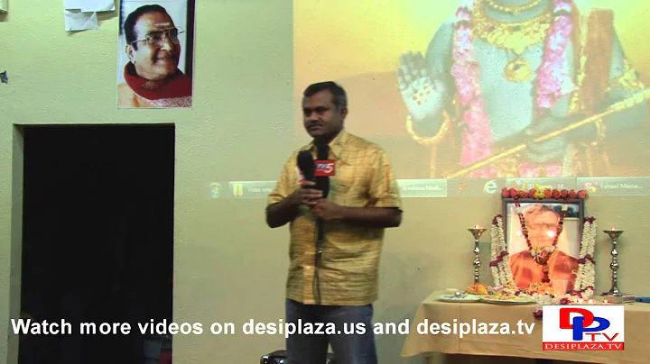 Krishna Athota & Samba Dodda speaking at the Death...