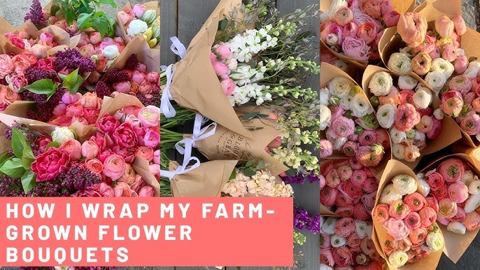 How to Wrap Flowers in Brown Paper! - The Graphics Fairy