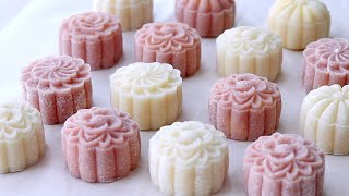 Snow Skin Mooncake🥮No-Bake!（classic egg custard filling） | Cong Cooking