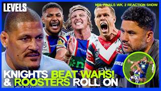 NRL FINALS WEEK 2 RECAP: 3 HUGE CALLS in Wahs v Knights, Chez & Savala CLINIC beats Sharks screenshot 5