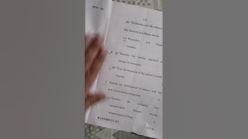 IGNOU Question paper -BZYCT-133/BSCG (December 2024)#ignou #bscg #zoology #bzyct-133