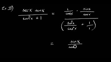 Simplifying trig expressions Pt 2