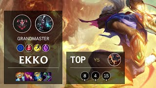 Ekko Top vs Rumble - EUW Grandmaster Patch 11.10