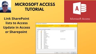 This video explains how to link SharePoint Lists To Microsoft Access screenshot 4