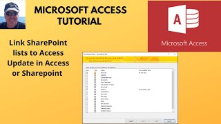 This video explains how to link SharePoint Lists To Microsoft Access