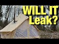 Will it leak cheapest canvas hot tent on amazon