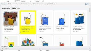 How to extract data from multiple pages of Alibaba using webharvy
