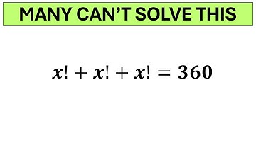A Nice Math Olympiad Algebra Problem