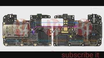 Schematic diagram of Redmi 9a for solution for front camera