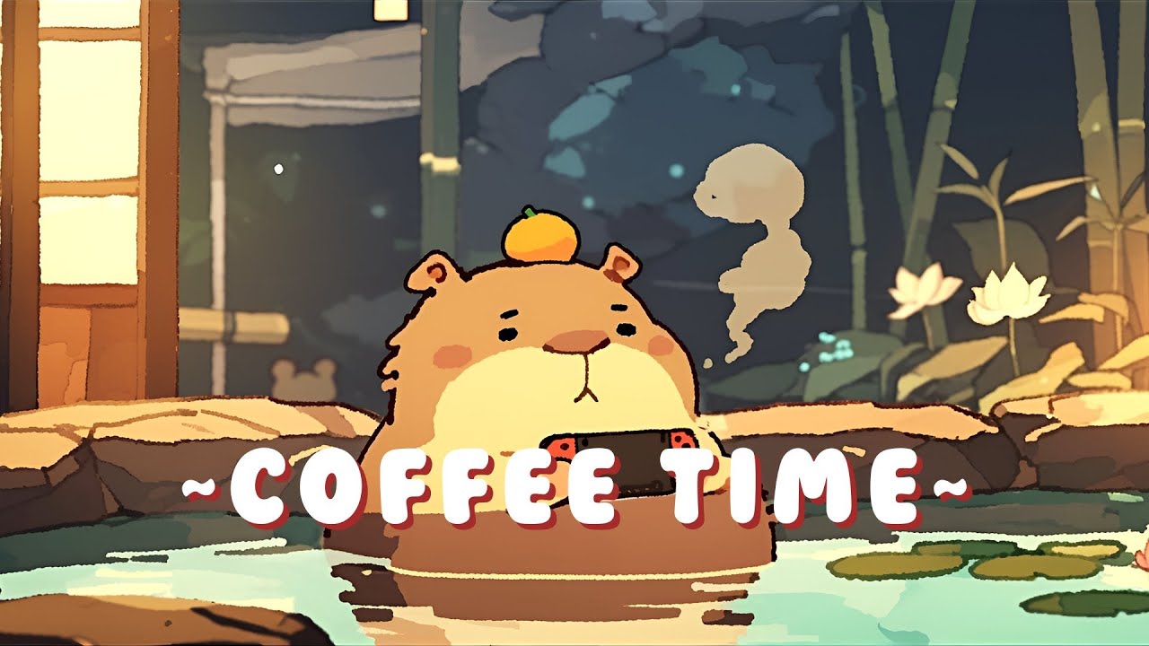 [Full Hour] Capybara Chill Station | Lofi Hip Hop for Studying 🦫 📝 | Background Music