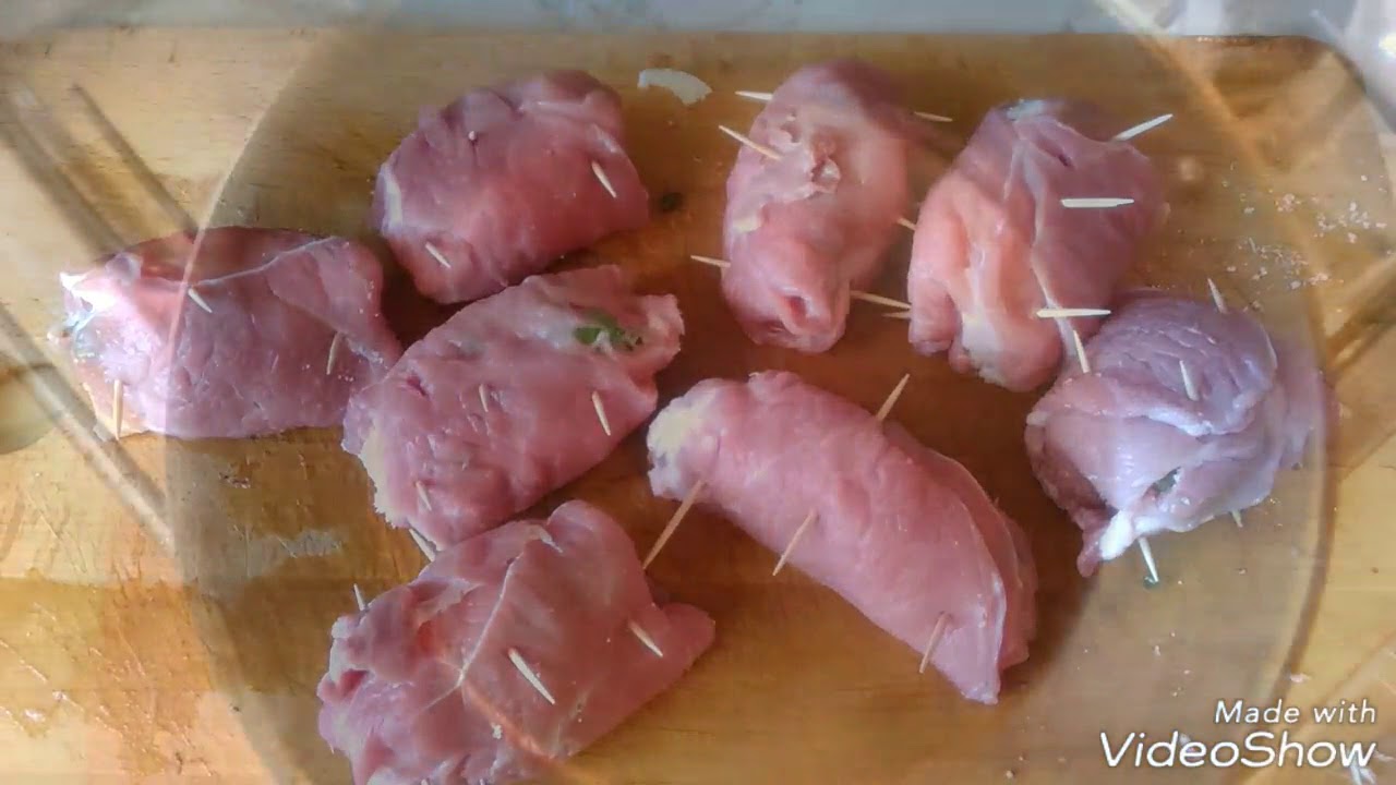 Involtini di carne al sugo