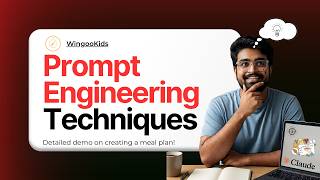 Prompt Engineering Techniques: Explained with meal/diet plan demo #ai #learnai #prompt #claude