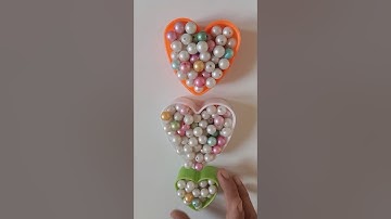 Beads reverse colours and hart cookie cutter set|pearl reverse flower set|moti reverse nice video