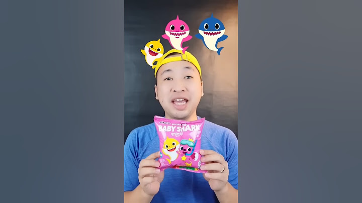Baby Shark Snack🦈#asmr#mukbang#eataccordingtoemoji#babyshark#pinkfong#mommyshark#daddyshark