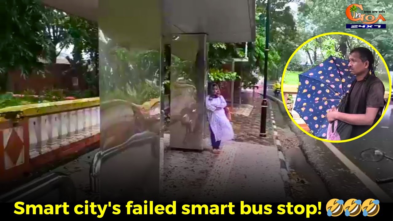 #MustWatch! Smart city's failed smart bus stop! 🤣🤣🤣 - YouTube