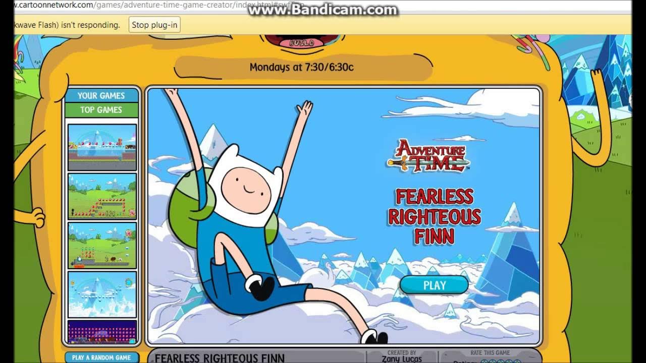 Adventure Time Game Maker on Cartoon Network