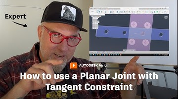How to Use a Planar Joint with Tangent Constraint | Unstuck my Fusion Design