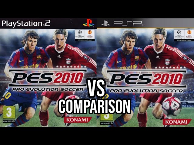 PES 2010 PS2 Vs PSP 