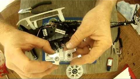 Installing Boca Bearings in your Align T-rex 450 pro main bearing blocks