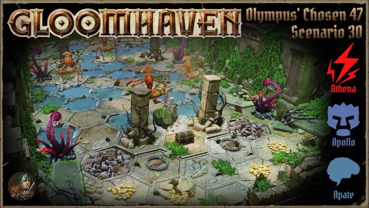 Gloomhaven S02E47 Scenario 30 Shrine of the Depths Jump, Stamina