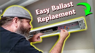 How To Replace your Fluorescent Light Ballast EASILY!