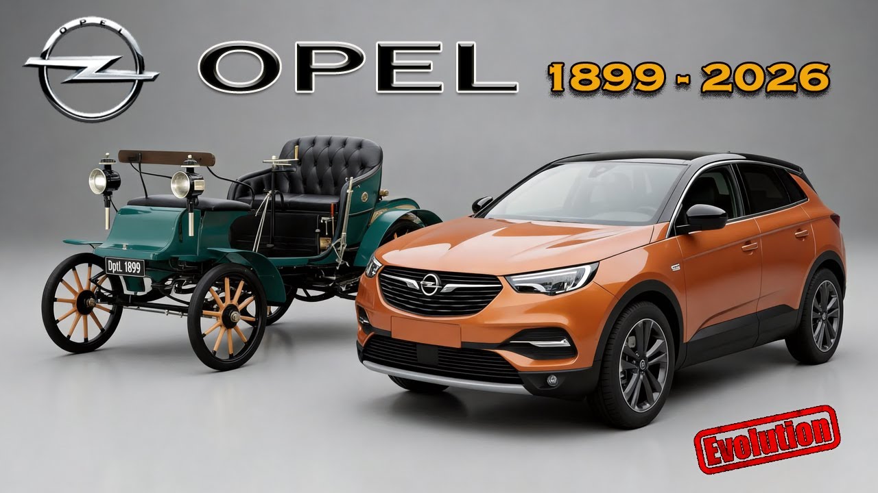 OPEL FROM CARRIAGE TO CROSSOVER! Evolution over 127 years 1899–2026