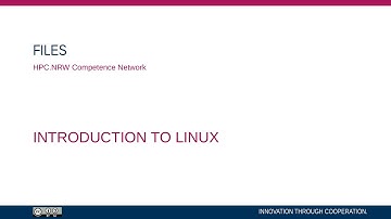 Introduction to Linux in HPC (Part 04/14) - Files