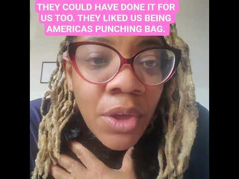 THEY COULD HAVE DONE IT FOR US TOO. THEY LIKED US BEING AMERICAS PUNCHING BAG. #blackpeople