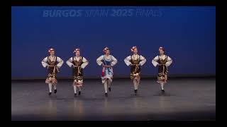 Dance World Cup 2025 In Burgos, Spain. Astarta Bulgarian Folklore Dance 10072025