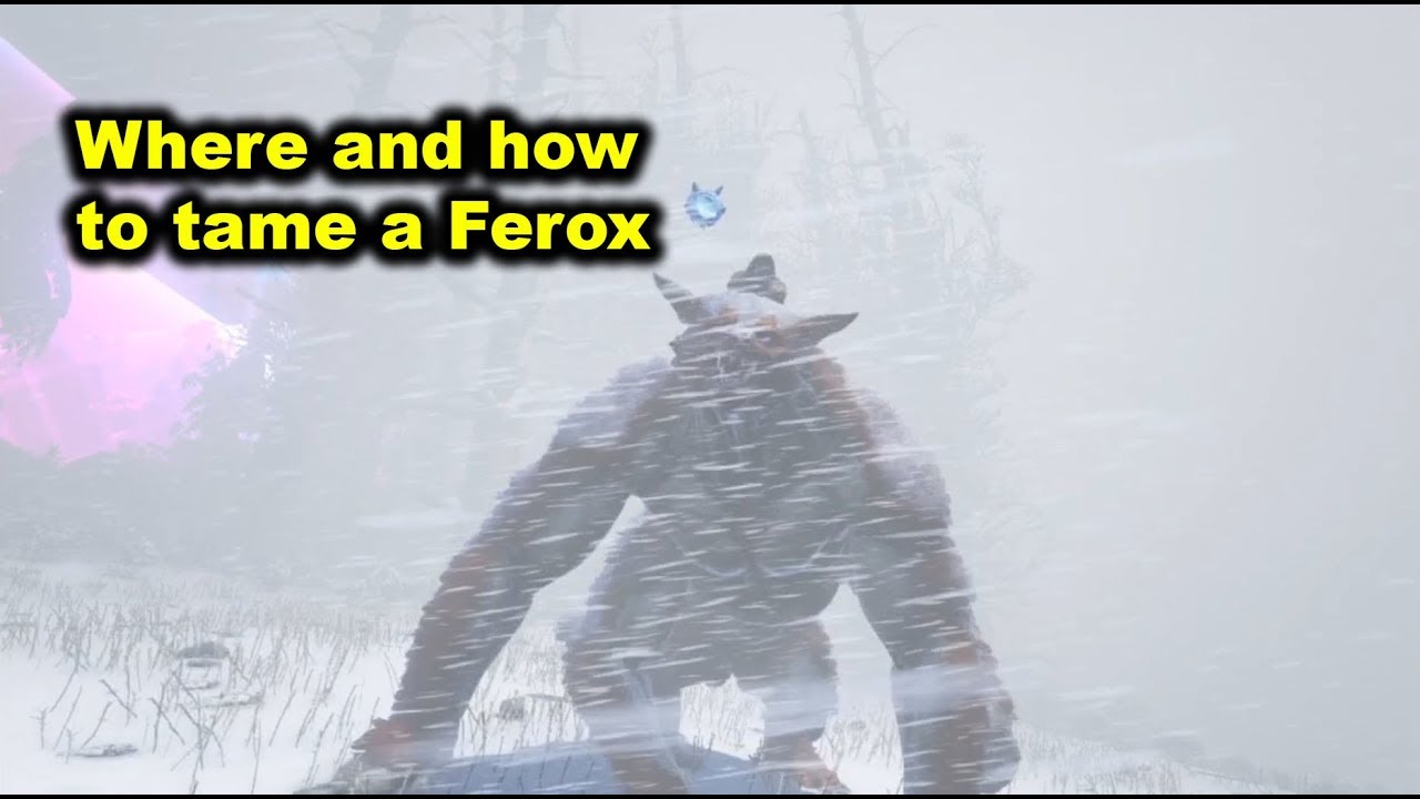 Ark Genesis Where And How To Tame A Ferox Youtube