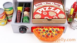 How to Make Play Doh Pizza with Velcro Cutting Toy Learn Color Kinder Joy Surprise Eggs Fun for Kids