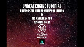 14  Unreal Engine 5 Tutorial How to scale mesh from import setting | @apuart786