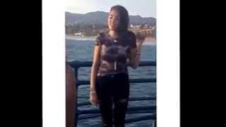 Madison Beer Singing Stay With Me At Santa Monica Pier