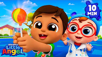 Dr Baby John's Lollipop | Little Angel | Kids Cartoons & Nursery Rhymes | Moonbug Kids
