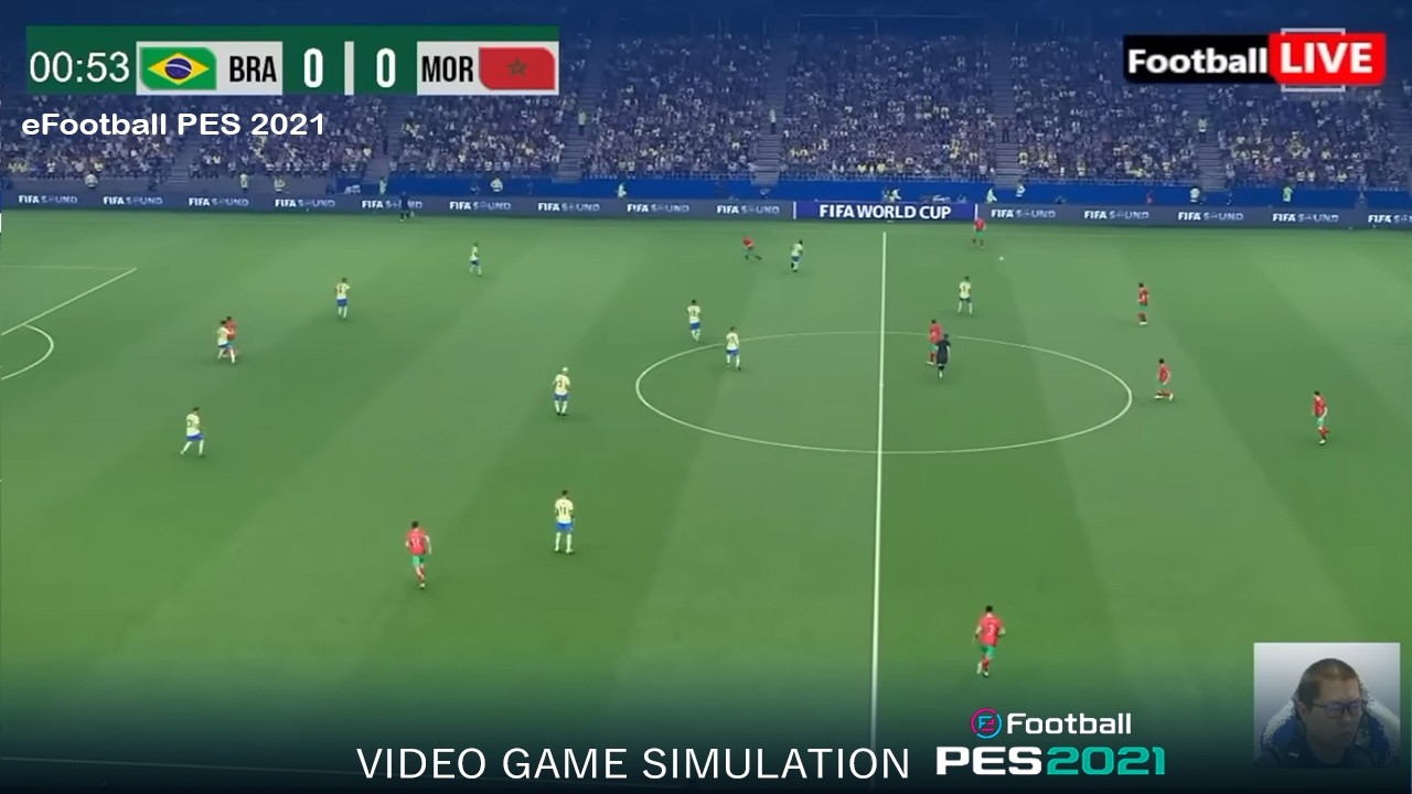 BRAZIL vs MOROCCO - FIFA World Cup 2026 group stage | Match Today | Simulation PES