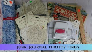 Thrifted Finds for Junk Journals & More