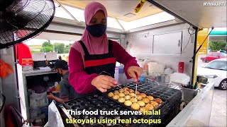 Malaysian Street Food - HALAL Takoyaki - Salted Egg Takoyaki and Hot Bilis Takoyaki