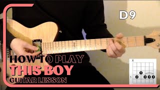 Download Lagu How To Play This Boy on guitar - The Beatles MP3