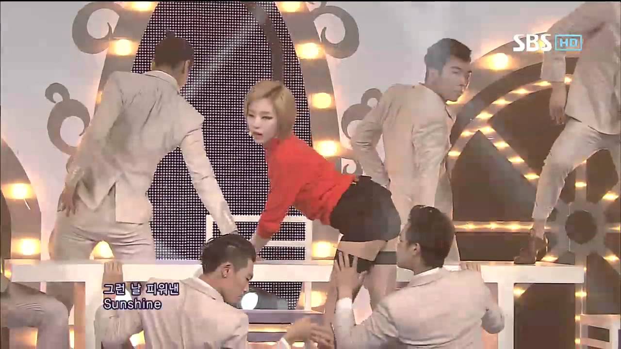 Каин [Tinkerbell] @SBS Inkigayo популярный 20121007
