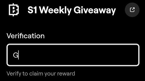 S1 Weekly Giveaway || Blum verify Code || Telegram Airdrop