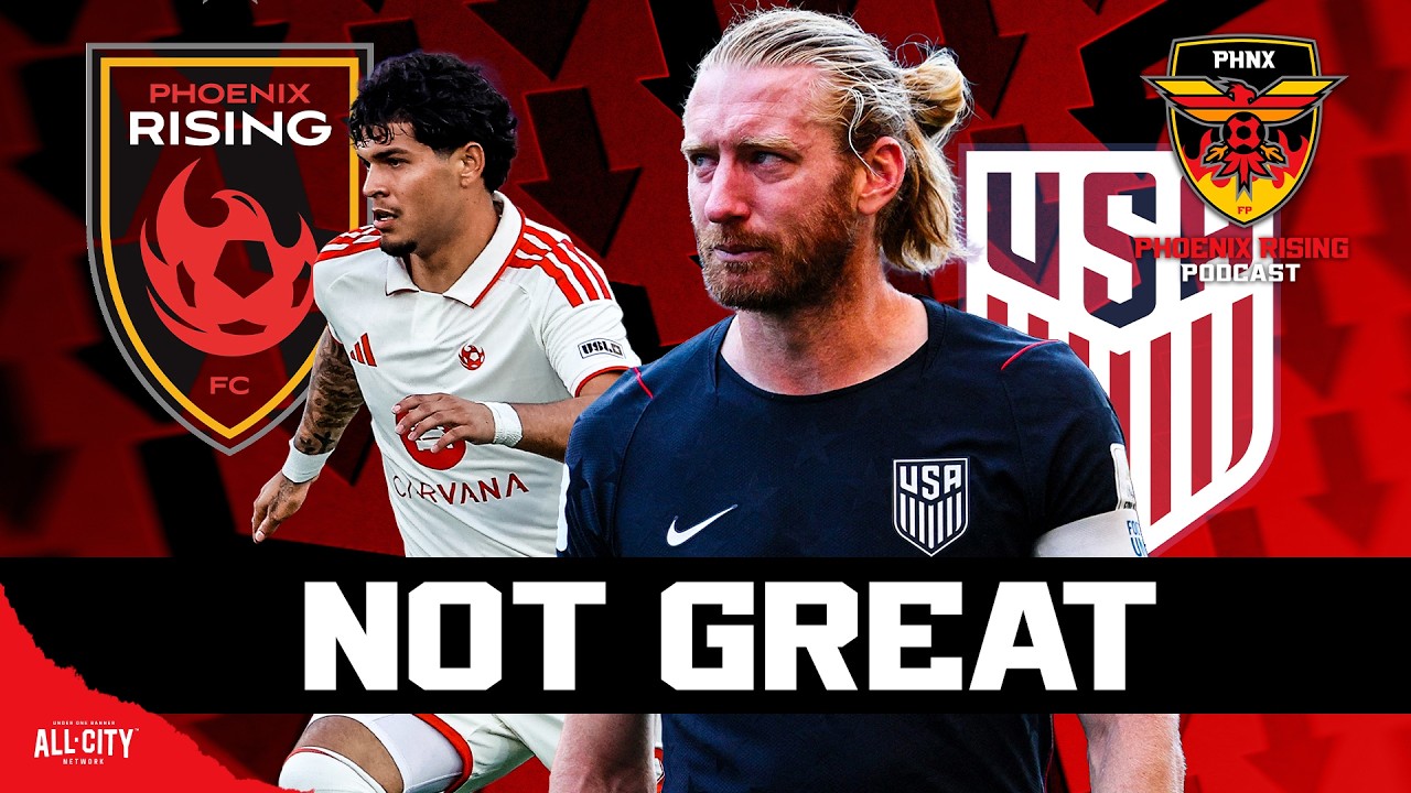 Phoenix Rising and USMNT succumb to heavy defeats on rough weekend