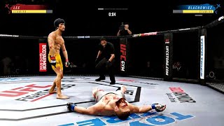 BRUCE LEE VS JAN BLACHOWICZ | UFC 4 BRUTAL FIGHT | UFC 4 K1 RULES | UFC 4 2020 | EA SPORTS UFC 4