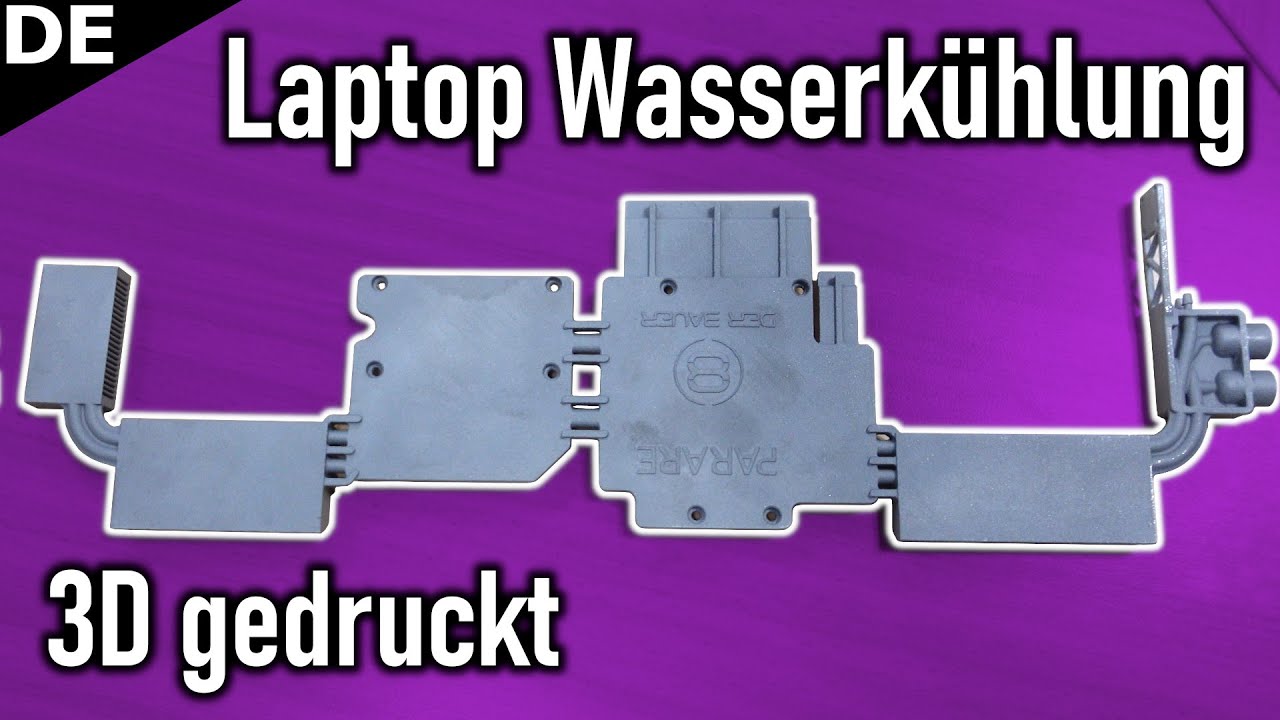 Wasserkuhler Aus Dem Laser 3d Metalldrucker Teil 1 Youtube