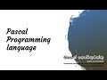 OL ICT- Pascal Programming language(Part-1)