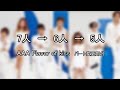 【AAA Flavor of kiss】7&rarr;6&rarr;5 パート変更部分